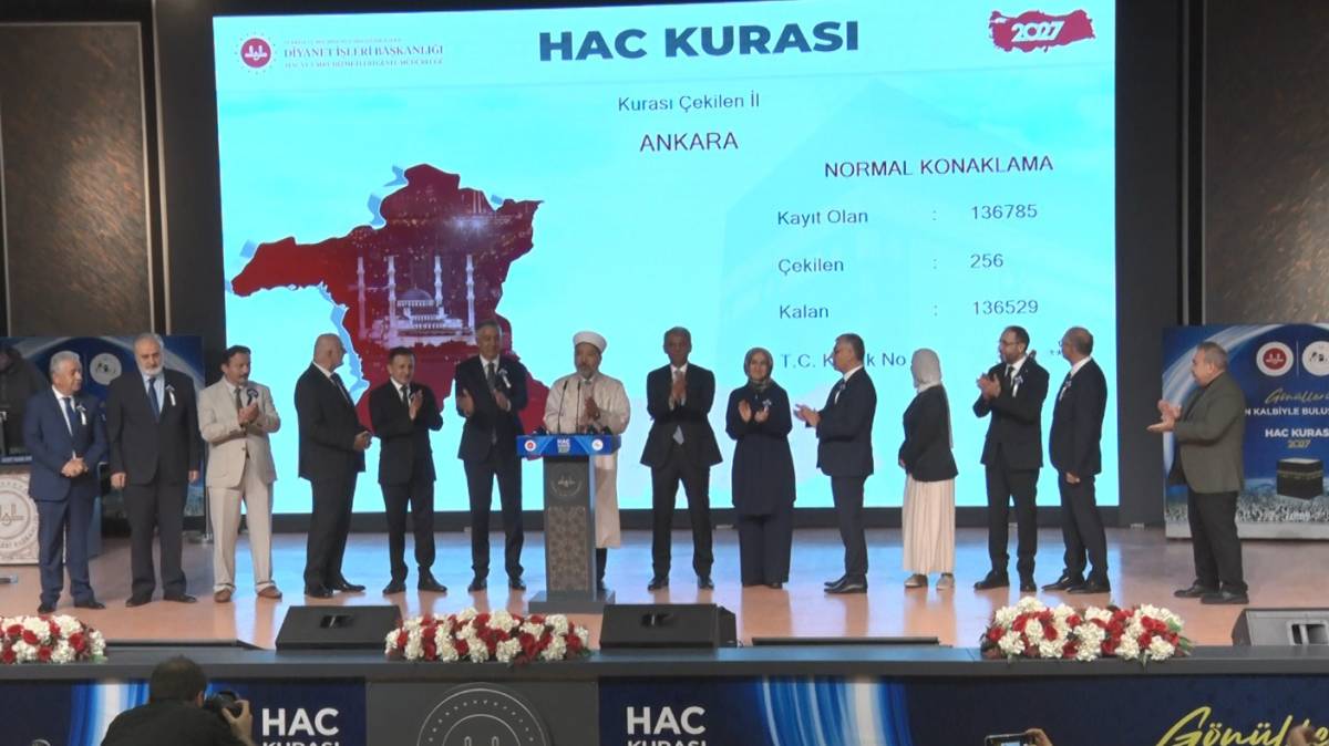 2 milyon kişinin beklediği 2027 hac kuraları çekildi