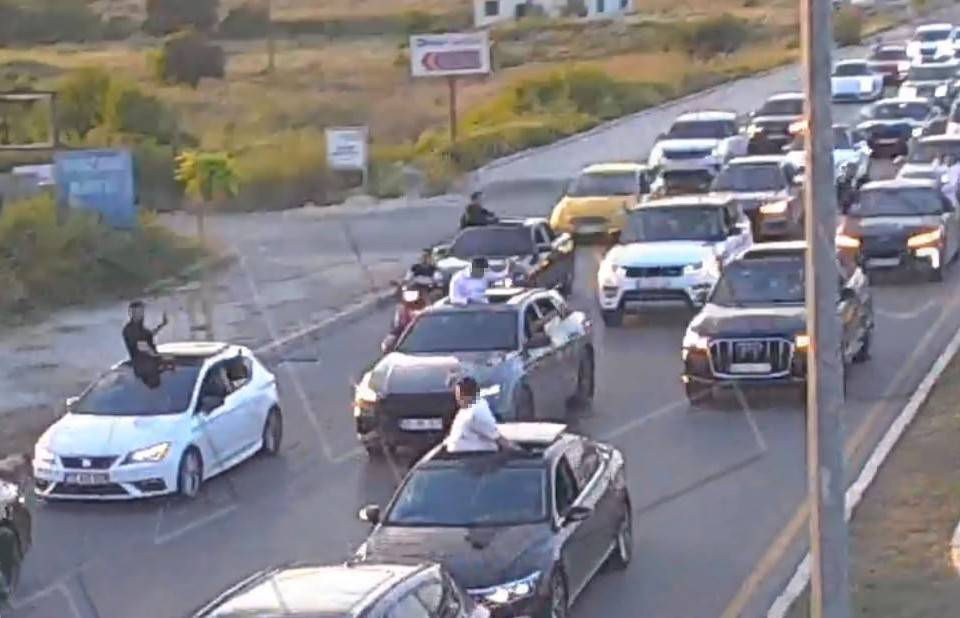 Yol kapatan düğün konvoyuna rekor ceza!