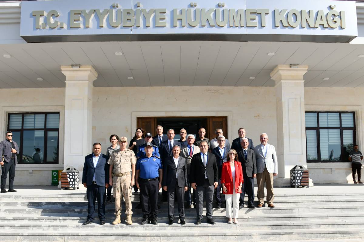 Vali Şıldak'tan Eyyübiye Hükümet Konağı'nda inceleme!