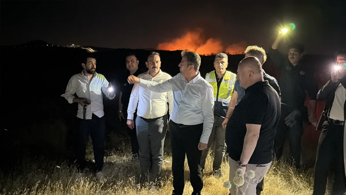 Ormanlık alanda korutan yangın!