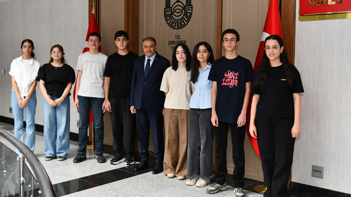 Vali Şıldak, derece yapan öğrencileri misafir etti!