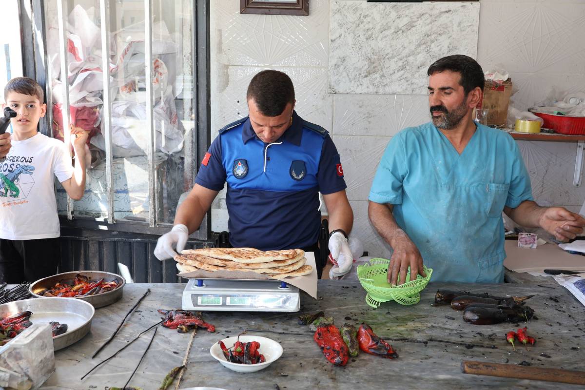 Haliliye'de pide ve lahmacun fırınlarına yönelik denetim!