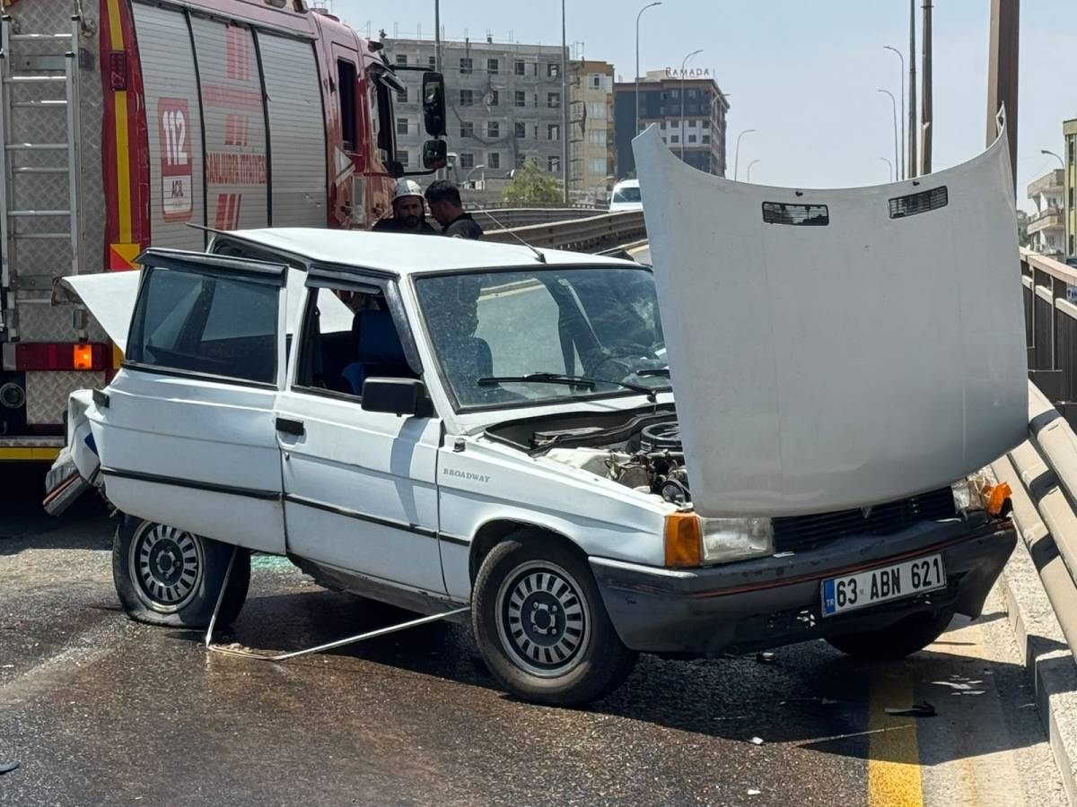 Urfa'da feci kaza!