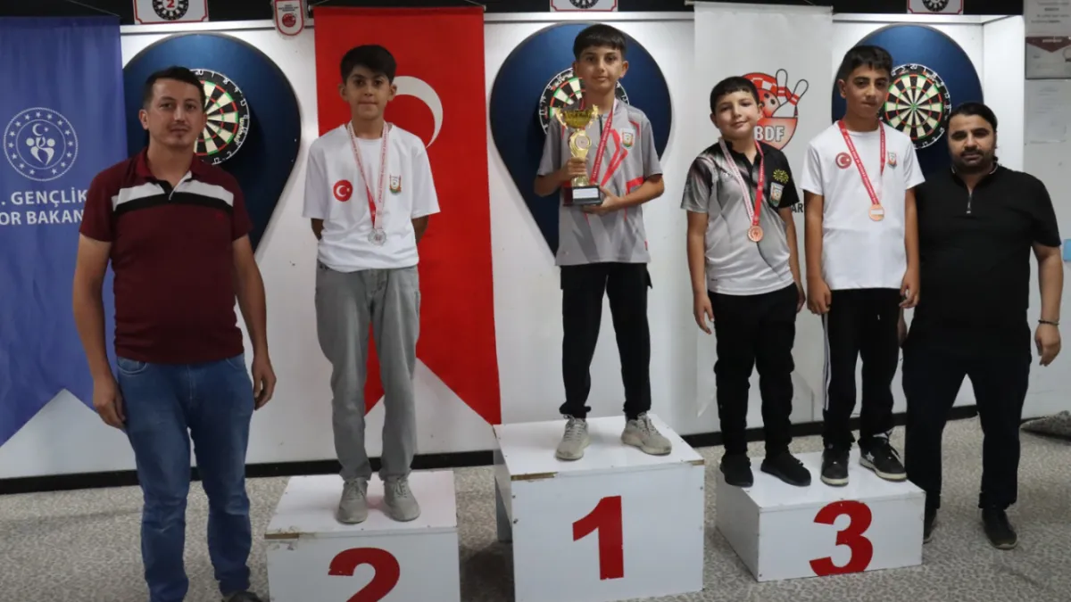 Zafer Bayramı Dart Turnuvası’nda ödüller sahiplerini buldu!
