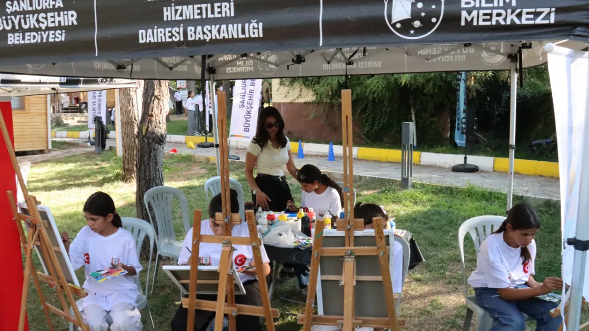 Urfa’da doğanın kaşifleri yaz kampında!