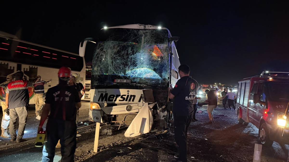 Urfa’da yolcu otobüsleri çarpıştı: Çok sayıda yaralı!
