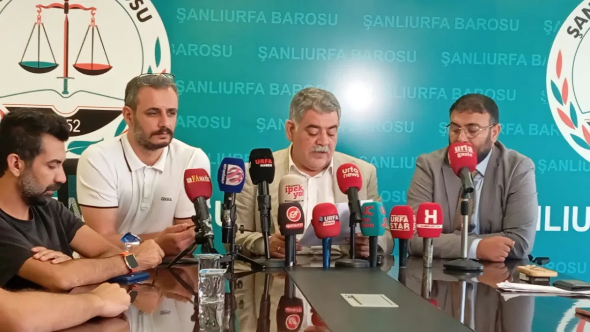 Urfa Barosu'ndan Şehir Hastanesi karşısındaki özelleştirme kararına tepki!