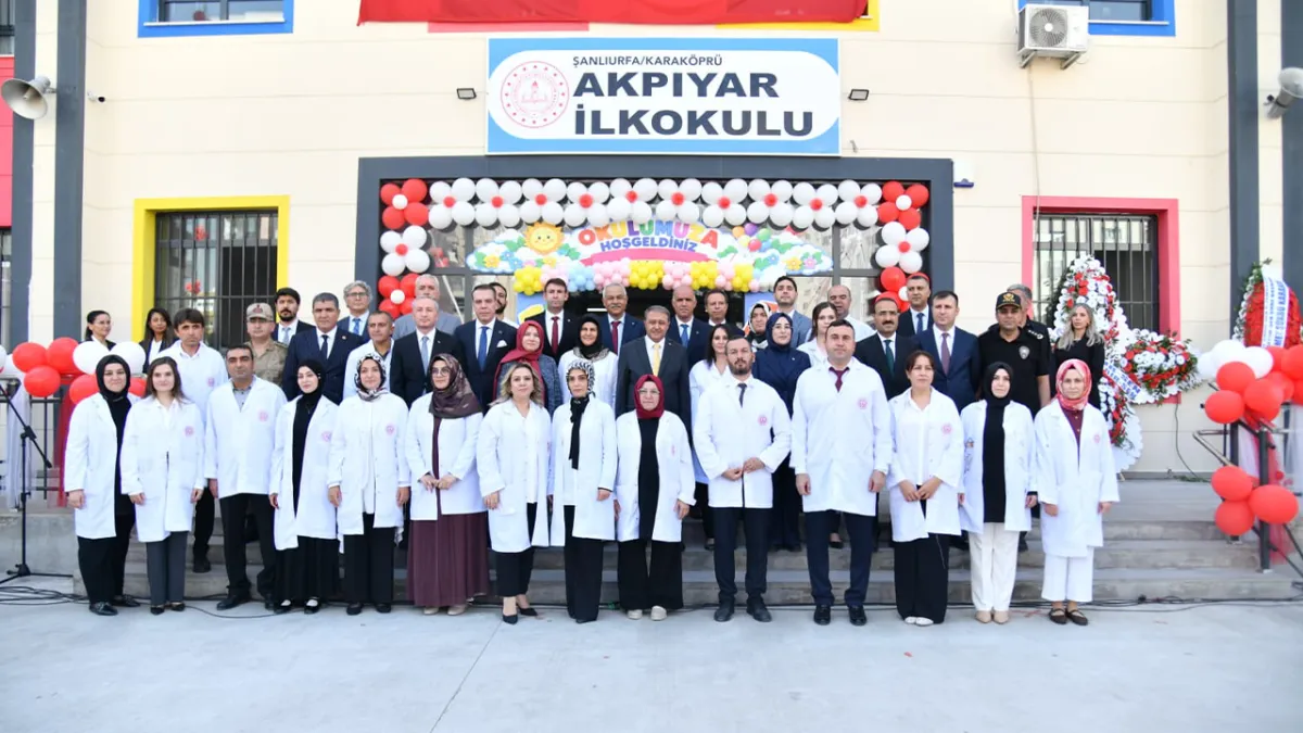Urfa'da ilk ders zili çaldı!