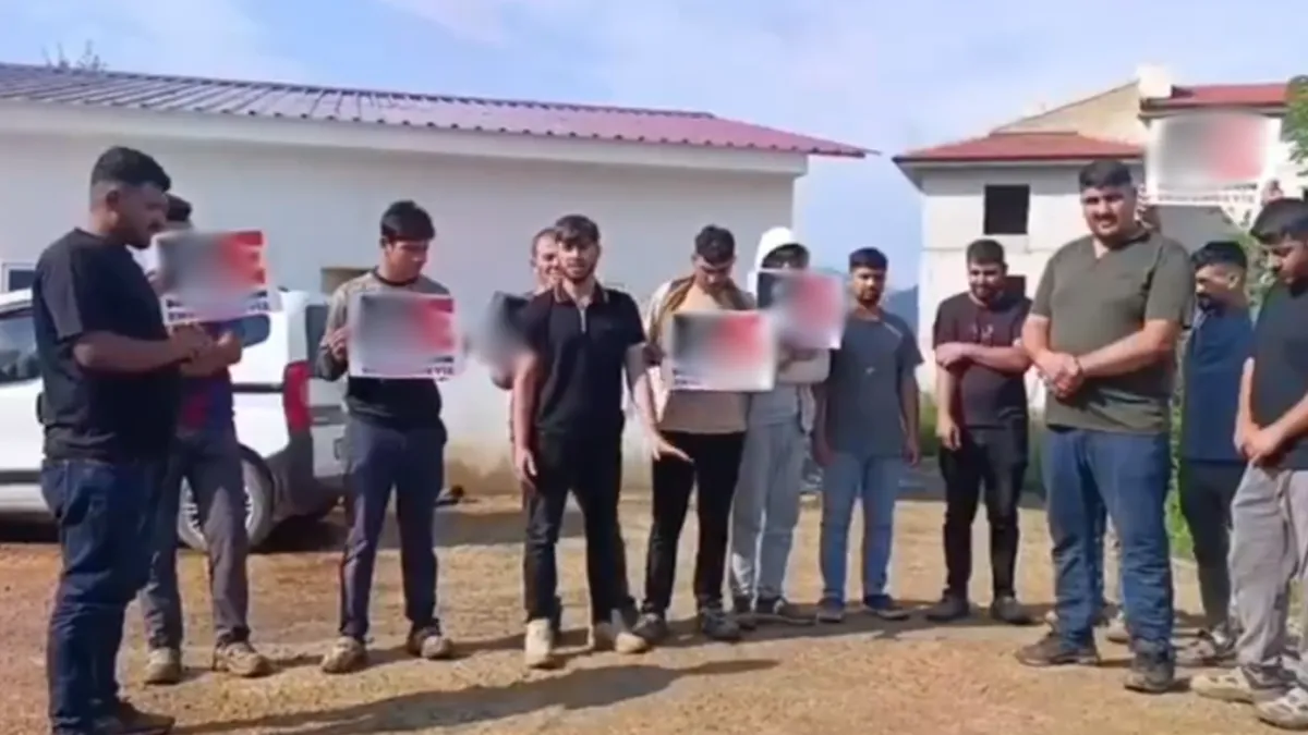 Şanlıurfalı işçiler Trabzon’da eylem yaptı