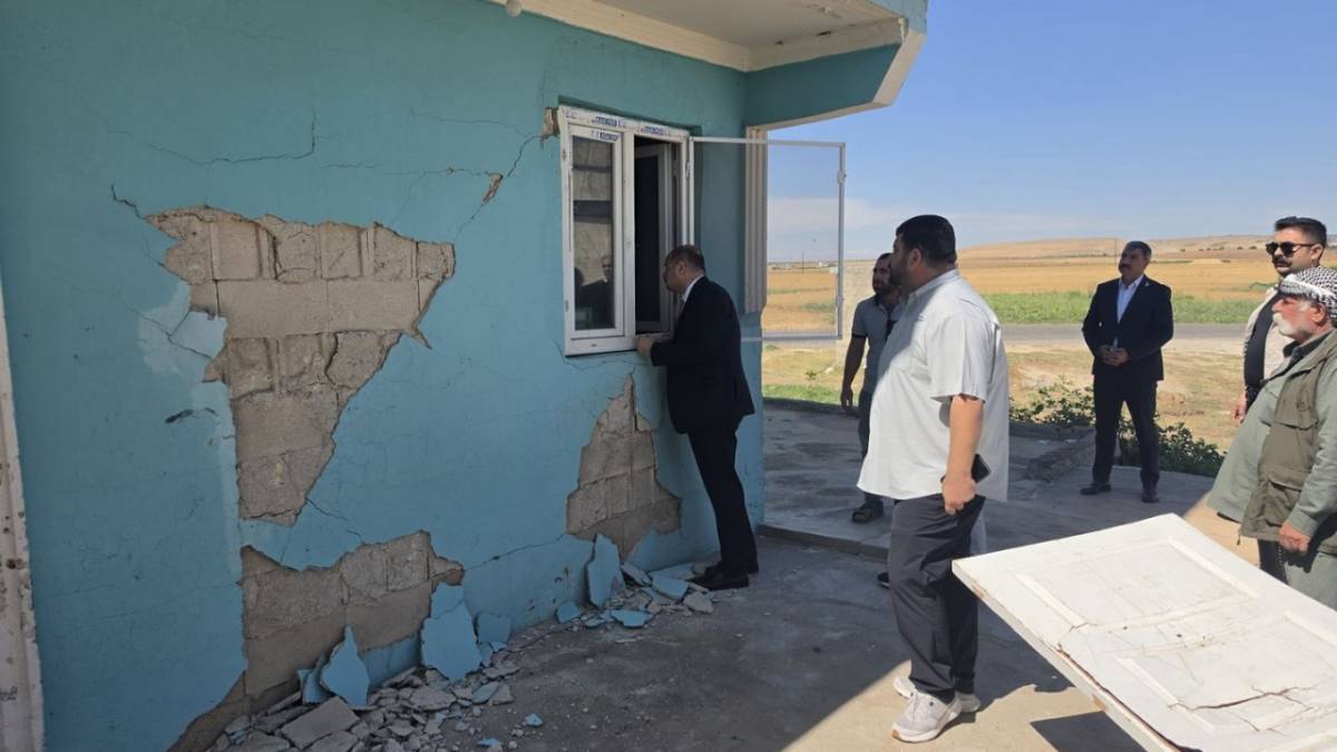 Gülpınar deprem bölgesinde incelemelerde bulundu!