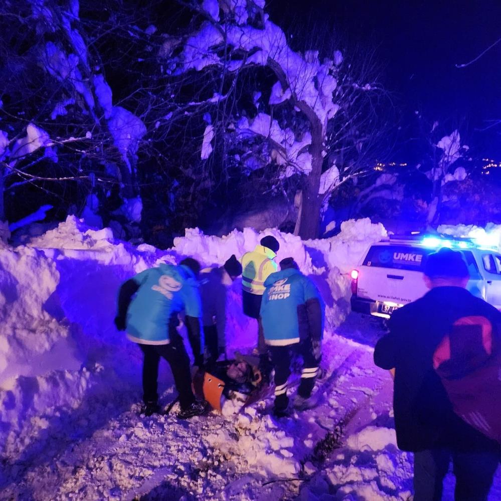 Sinop’ta Sağlık Ekipleri Zorlu Kış Şartlarında Görev Başında
