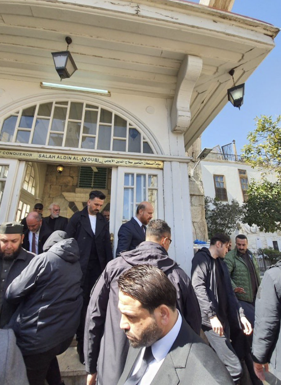 Bilal Erdoğan Şam'da