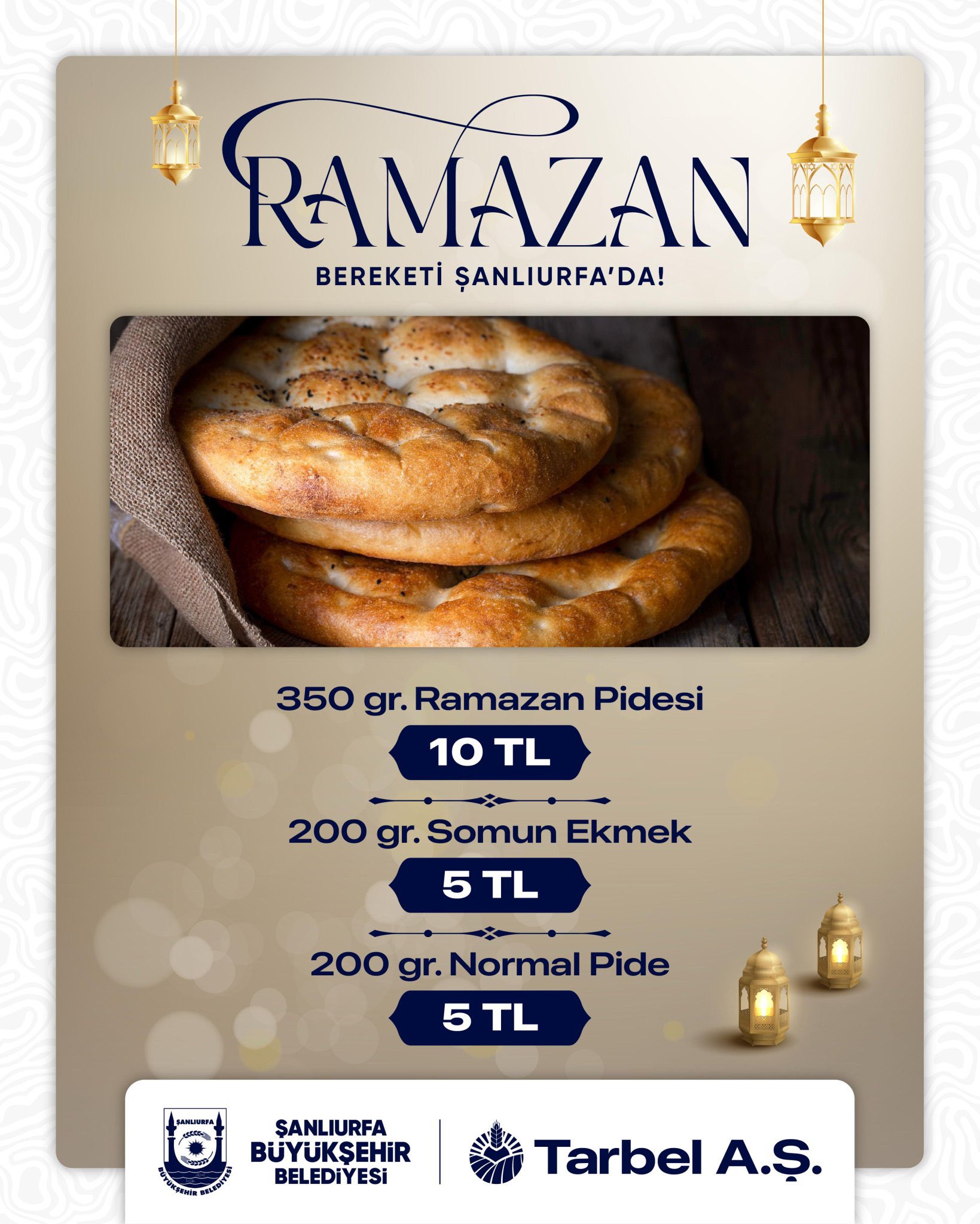 Urfa’da Ramazan Pidesi Fiyatı Belirlendi!